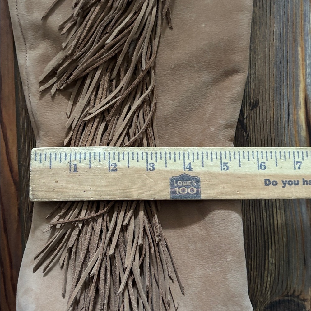 Sam Edelman Taylan Fringed Knee-High Boots Size 9 - Picture 11 of 11